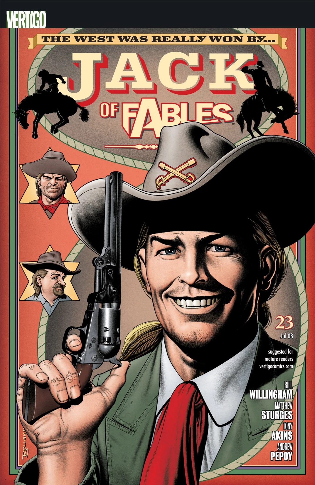 Jack of Fables #23 (DC, 2008 — Cover A) cover